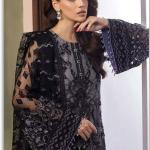 Organza Silk Salwar Suit With Dupatta