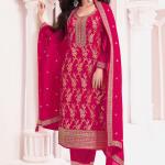 Bestbuy Pure Viscose Jaquard Semi Stitched Salwar Suit