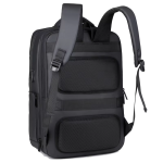 Waterproof Business Laptop Backpack with USB Charging Port | Oxford Fabric | Professional Travel & School Bag | Fits up to 15.6-inch Laptop (Black)