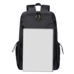 Large Capacity Laptop Backpack | Unisex Anti-Theft Waterproof Bag for School, Travel & Everyday Use | Oxford Fabric (Black, 18L)