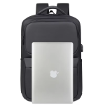 Waterproof Business Laptop Backpack with USB Charging Port | Oxford Fabric | Professional Travel & School Bag | Fits up to 15.6-inch Laptop (Black)