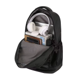 Waterproof Laptop Backpack with USB Charging Port | Stylish Unisex Oxford Fabric Bag for Work, School & Travel | Anti-Theft Design (Black, 20-39L)