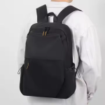 Large Capacity Laptop Backpack | Unisex Anti-Theft Waterproof Bag for School, Travel & Everyday Use | Oxford Fabric (Black, 18L)