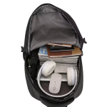 Waterproof Laptop Backpack with USB Charging Port | Stylish Unisex Oxford Fabric Bag for Work, School & Travel | Anti-Theft Design (Black, 20-39L)