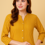Women's Yellow Stylish Kurti