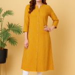 Women's Yellow Stylish Kurti