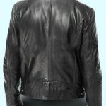 Mens Black Lambskin Leather Jacket, Custom Made Leather Jacket, Cafe Racer Leather Jacket, Premium Leather Jacket For Men, Birthday Gift For Him