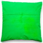 24x24"Handmade Indian Embroidered Cushion Cover – Colorful Floral Suzani Work on Cotton Cushion Cover Boho Decor Pillowcase