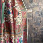 Multicolor Madhubani Mélange Kanni Dola Silk Saree Unstitched Blouse